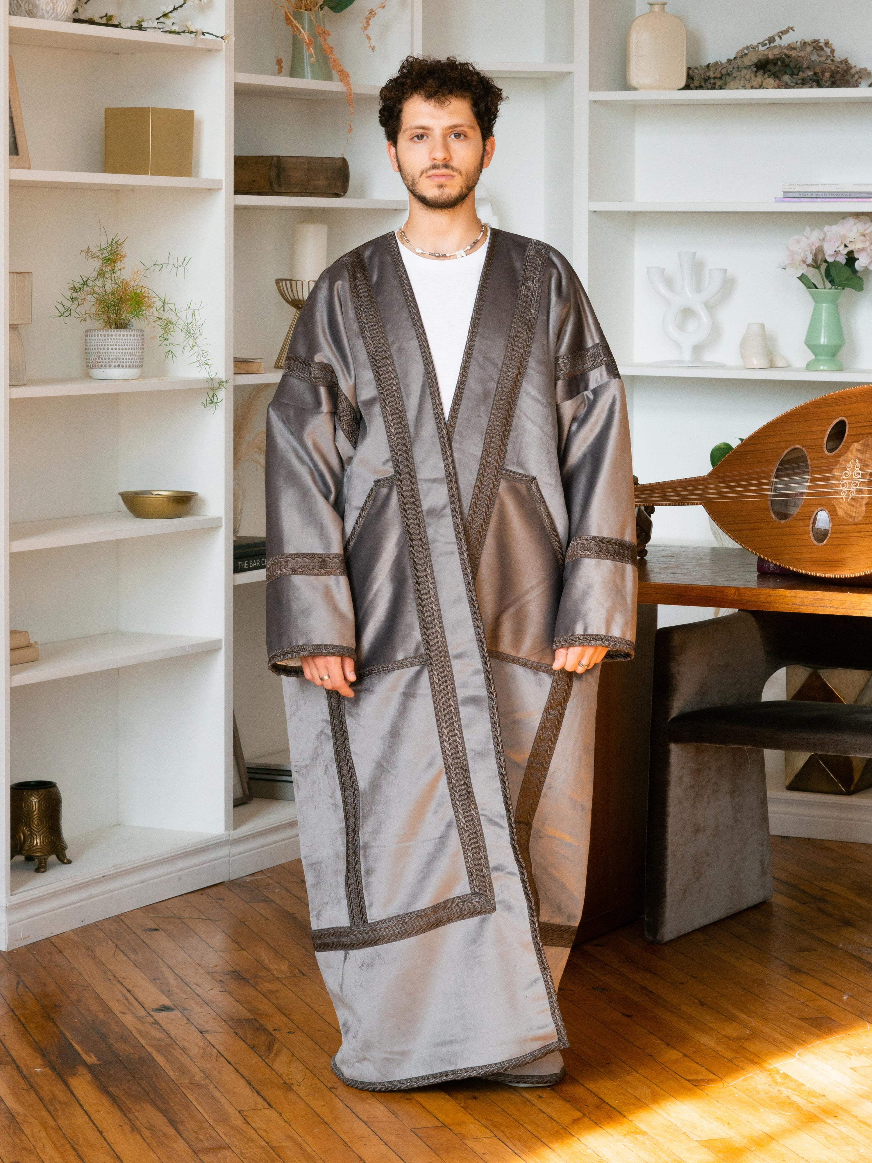 BISHT Al-Malaki  / Pockets (Grey)