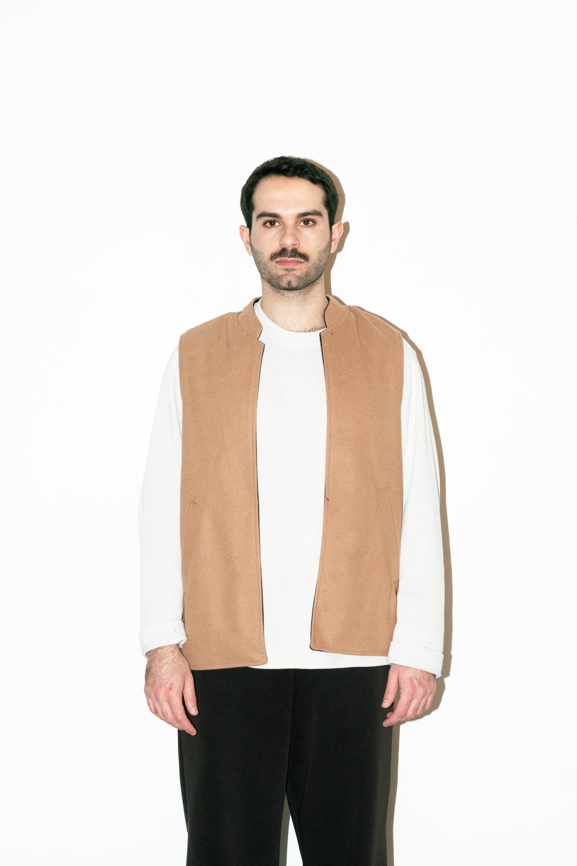 Al-Sudeiri Vest / Reversible - Black and Tan (No Zip)