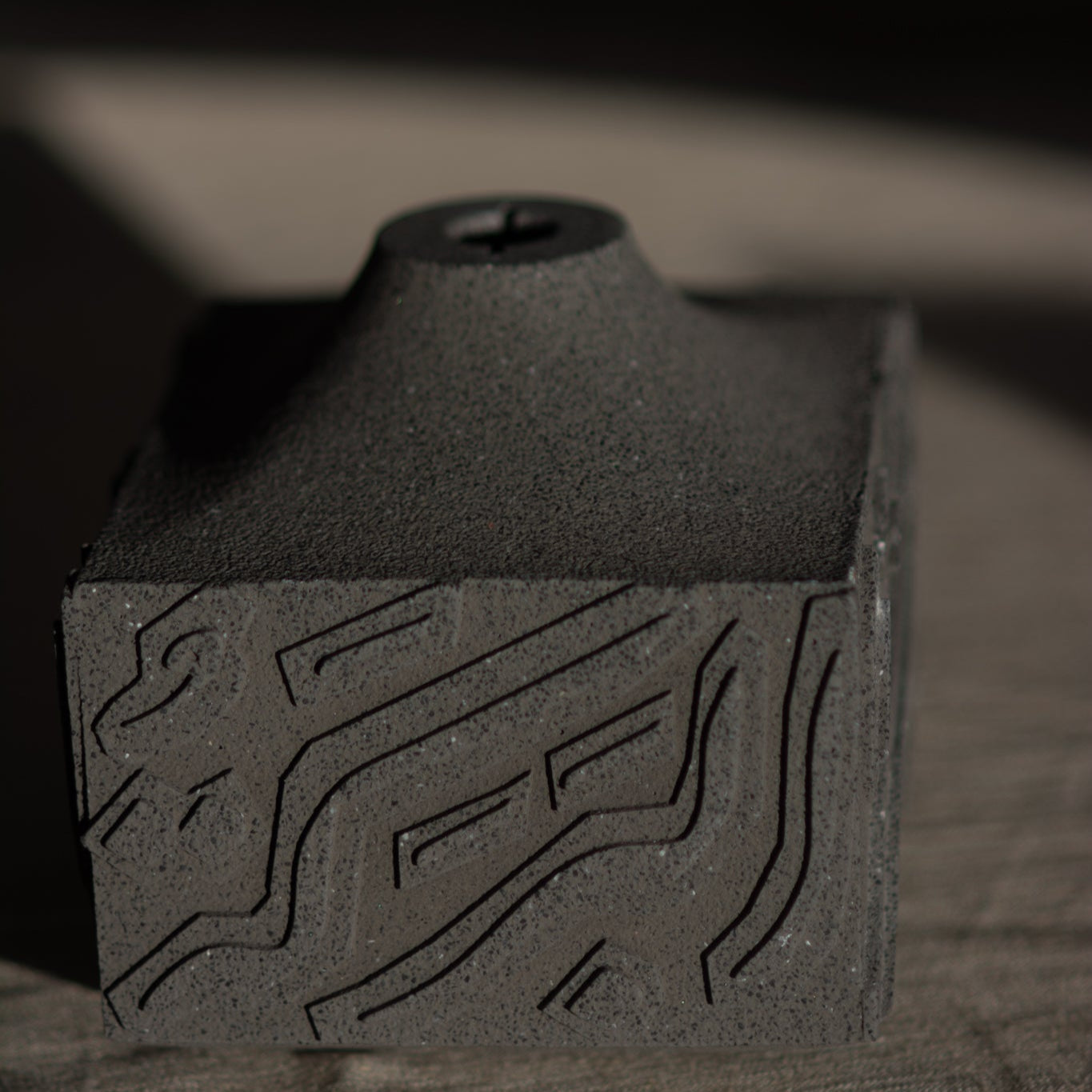 Artisan Handcrafted Calligraphy Base/Candle Holder