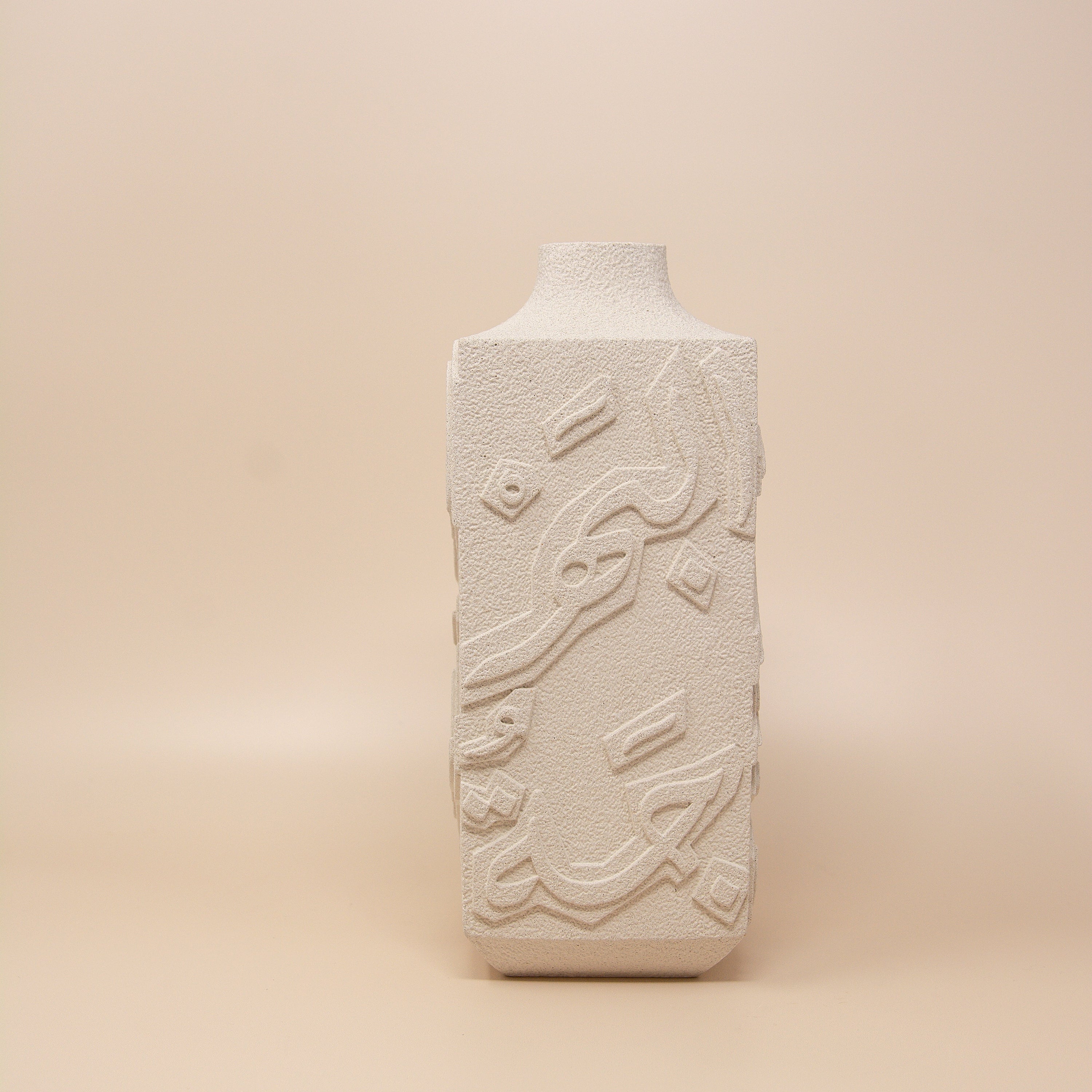 Artisan Handcrafted Calligraphy Vase